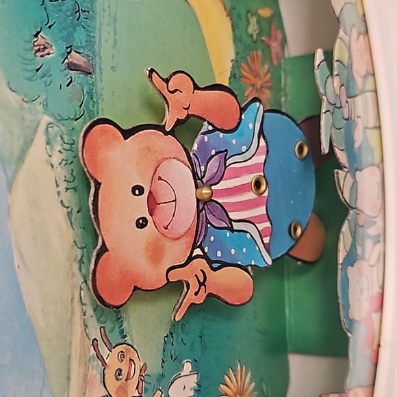 Vintage 1980s clock ⏰️ with music box and dancing bear, great conditions - Picture 9 of 11